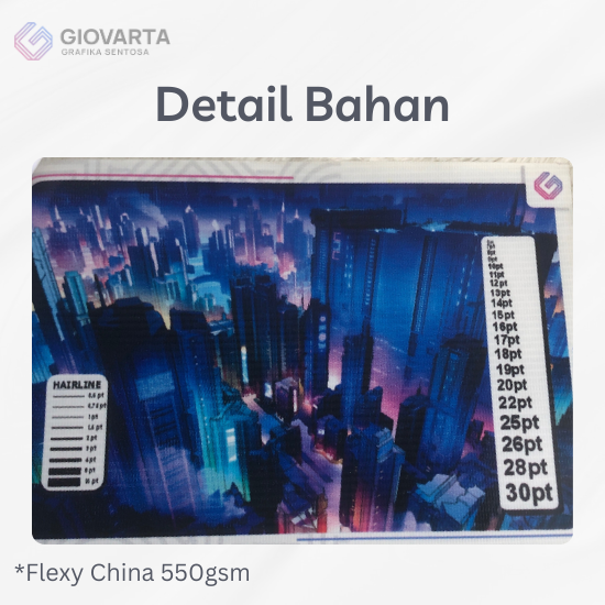 Flexi China 550 gsm (Backlite)