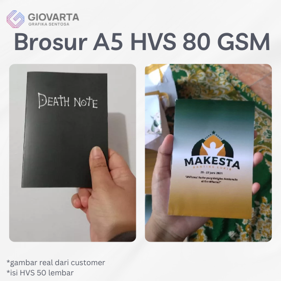 Blocknote A5 isi HVS 50 lembar