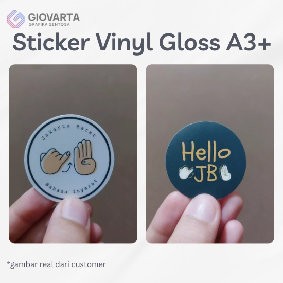 Sticker Vinyl Gloss A3+ 
